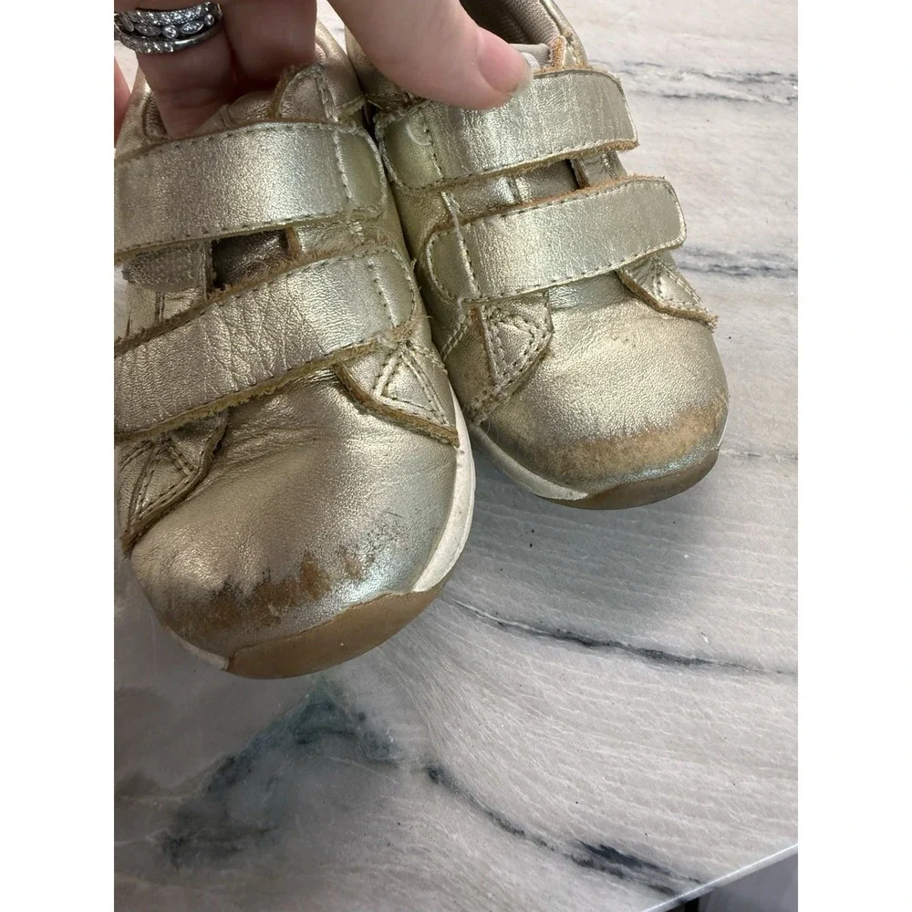 Old Soles Gold Star‎ Toddler Shoes 22 Australia Golden For Your Silly Goose